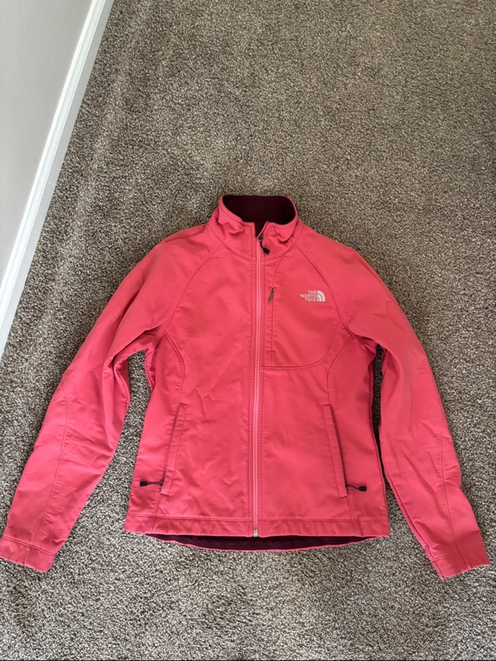 The North Face Women's Coral Pink Utility Softshell Jacket